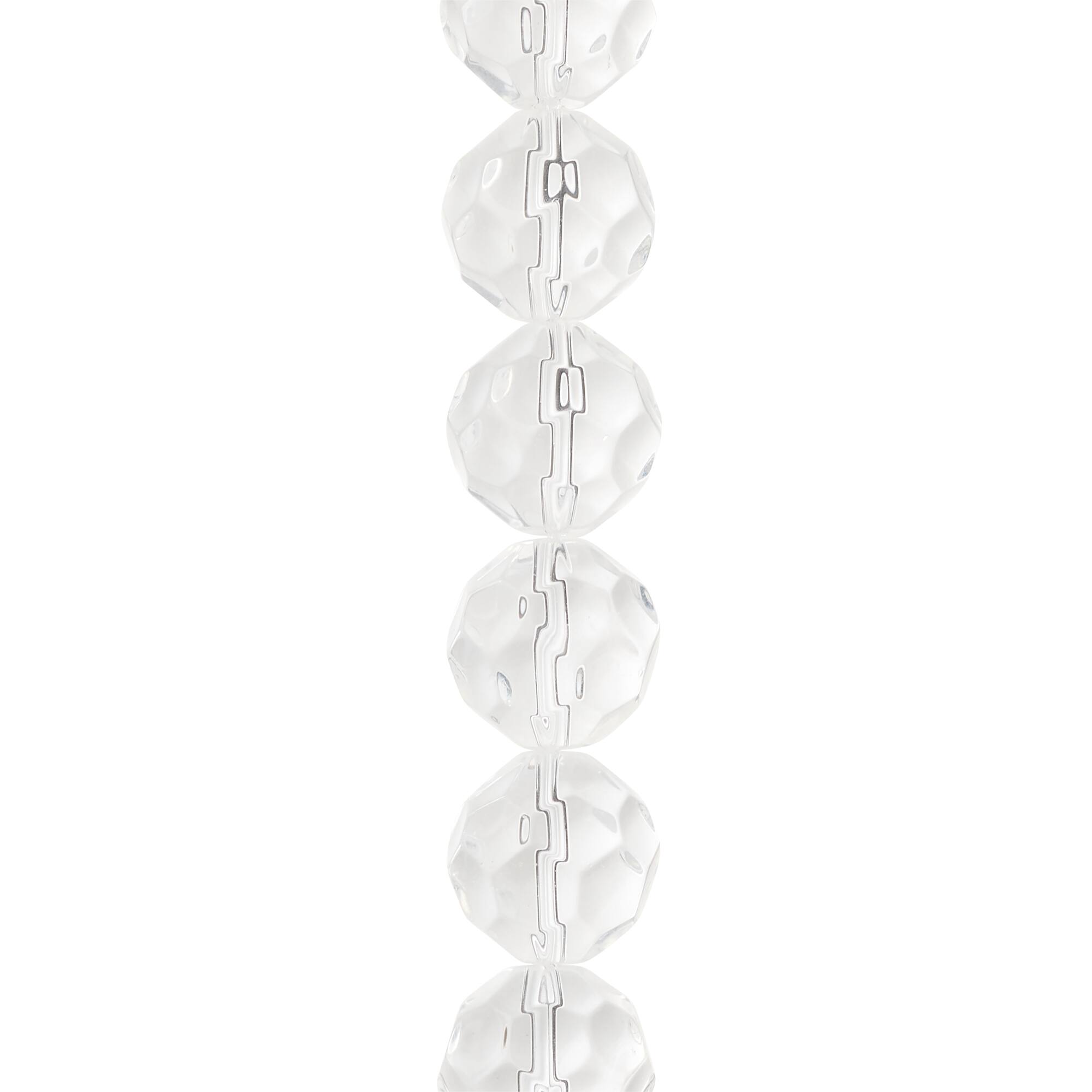 Crystal Faceted Glass Round Beads, 18mm by Bead Landing™